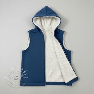 Nicky stoff TEDDY old blue