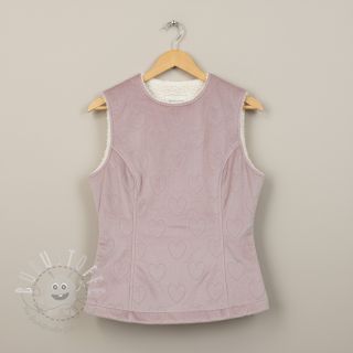 Nicky stoff TEDDY Hearts old pink