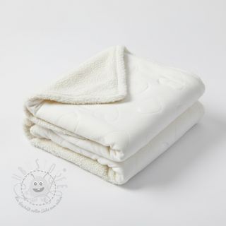 Nicky stoff TEDDY Hearts off white