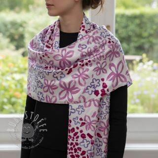 Satin ROYAL MICRO Abstarct white