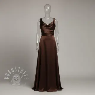 Satin SOIVÉ dark brown