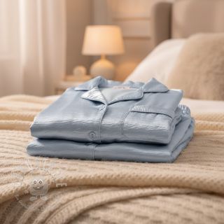 Satin DION light blue