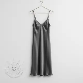 Satin SOIVÉ dark grey
