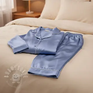 Satin SOIVÉ blue