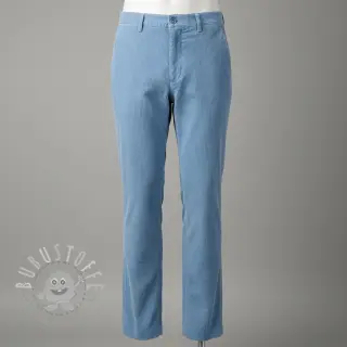 Cord 6W WASHED STRETCH light blue