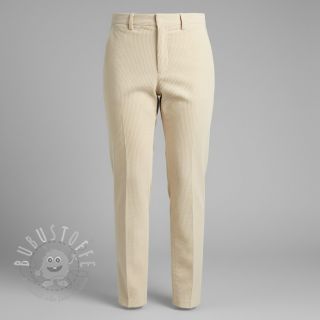 Cord 6W WASHED STRETCH butter