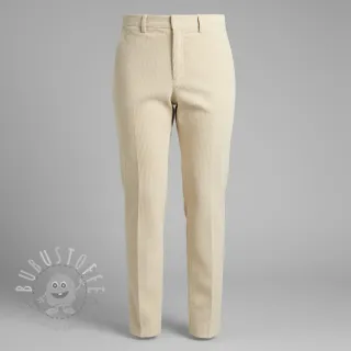 Cord 6W WASHED STRETCH butter