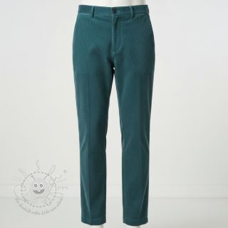 Cord 6W WASHED STRETCH petrol