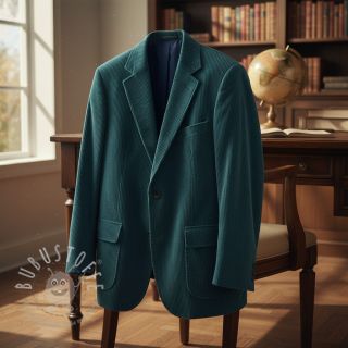 Cord 6W WASHED STRETCH petrol