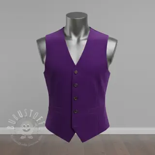 Cord 6W WASHED STRETCH purple