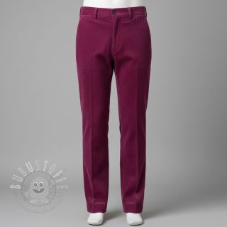 Cord 6W WASHED STRETCH fuchsia