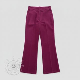 Cord 6W WASHED STRETCH fuchsia