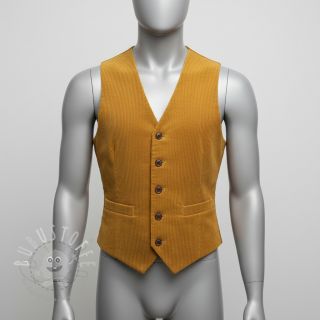 Cord 6W WASHED STRETCH ochre