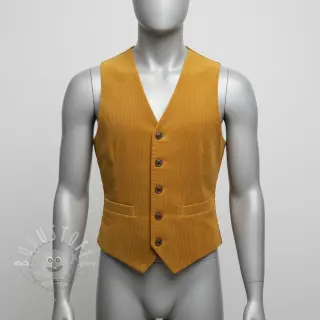 Cord 6W WASHED STRETCH ochre