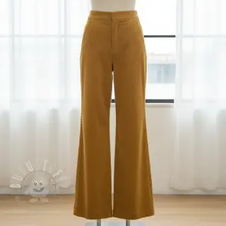 Cord 6W WASHED STRETCH ochre