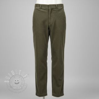 Cord 6W WASHED STRETCH camo green