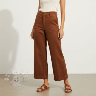 Cord 6W WASHED STRETCH nutbrown