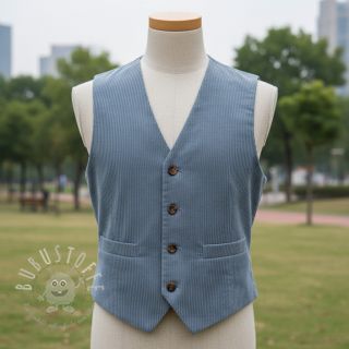 Cord 6W COTTON TOUCH light blue