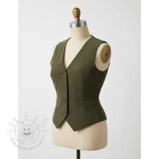 Cord 6W COTTON TOUCH camo green