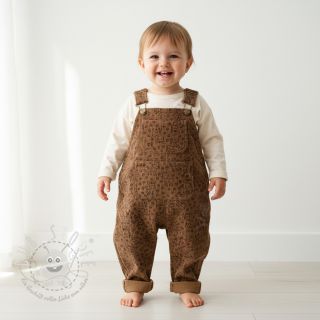 Cord STRETCH Little deer taupe