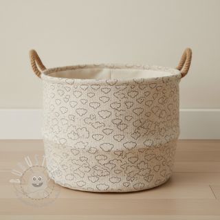 Cord STRETCH Little clouds light sand