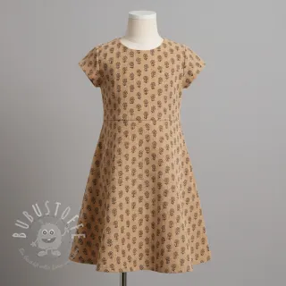 Cord STRETCH Little flower sand