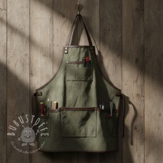 CANVAS STONEWASHED army green