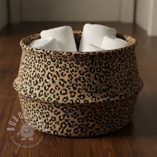 Dekostoff Animal skin light brown digital print