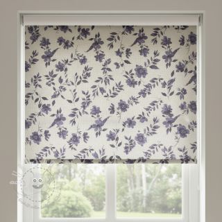 Dekostoff Linenlook Night flowers digital print