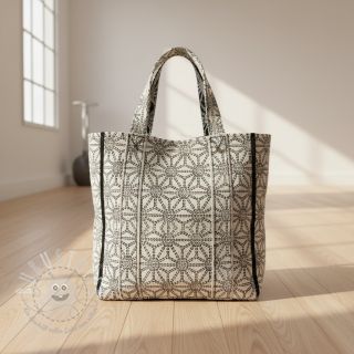 Dekostoff jacquard Bong ecru