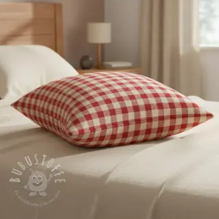 Dekostoff Celestin LUREX rouge
