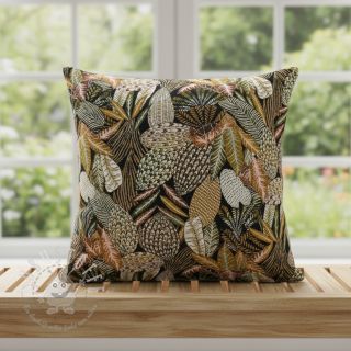 Dekostoff jacquard Egypte noir