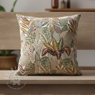 Dekostoff jacquard Egypte blanc