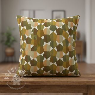 Dekostoff jacquard Mustang gold