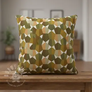 Dekostoff jacquard Mustang gold