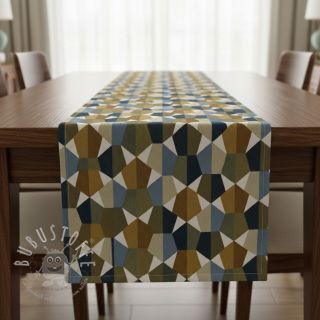 Dekostoff jacquard Mustang blue