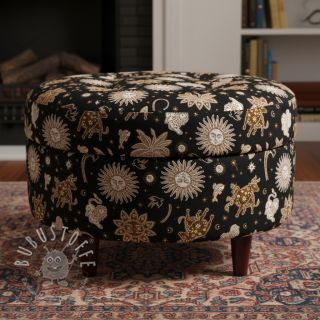 Dekostoff jacquard Pygmalion noir