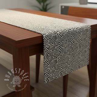 Dekostoff jacquard Mesopotamie allover graphite