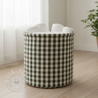 Dekostoff Celestin LUREX kaki