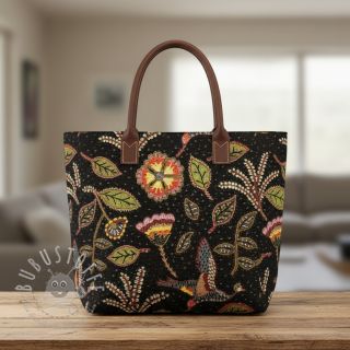 Dekostoff GOBELIN PREMIUM Primal Birdscape Art design A