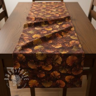 Dekostoff VELVET Ginko Biloba Leaf