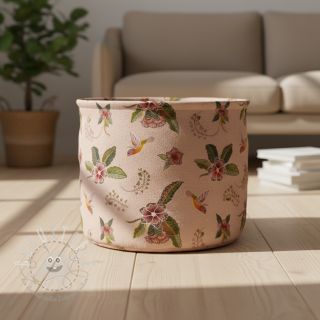 Dekostoff Floral Kolibri Art digital print