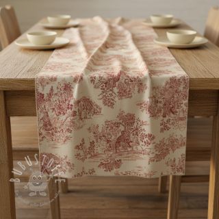 Dekostoff Gabrielle rouge