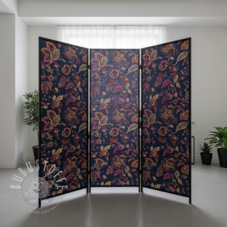 Dekostoff jacquard Inaya bleu