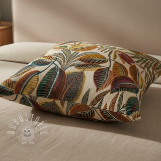 Dekostoff jacquard Cacao allover multico