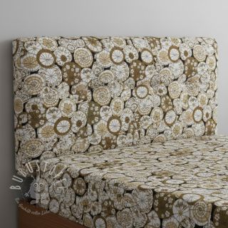 Dekostoff jacquard Kusmi gold