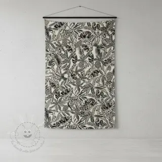 Dekostoff jacquard Fortuna blanc