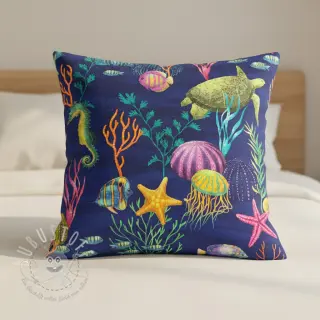 Dekostoff premium Underwater sea life digital print