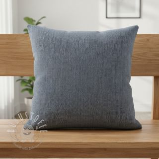 Dekostoff DOBBY Zigzag navy blue