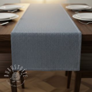 Dekostoff DOBBY Zigzag navy blue